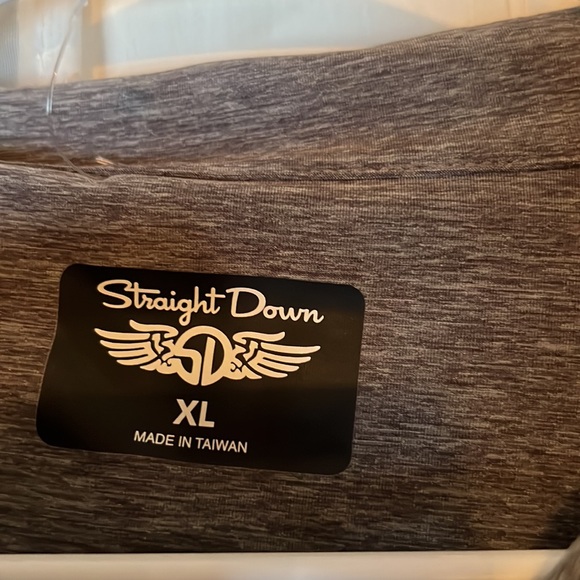 Straight Down Golf 1/4 Zip Mens Size XL Gray Pullover Jacket - Picture 4 of 7